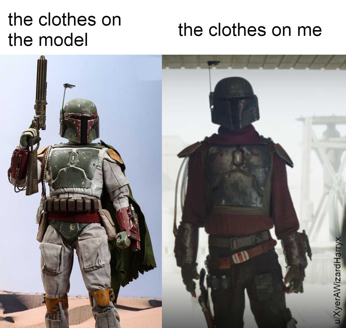 boba fett and a man in a helmet and a helmet