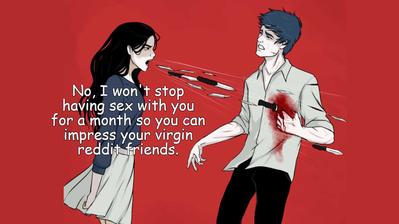 anime, i want it stop, i have sex with you for a month so you can impress your virgin reddit friends