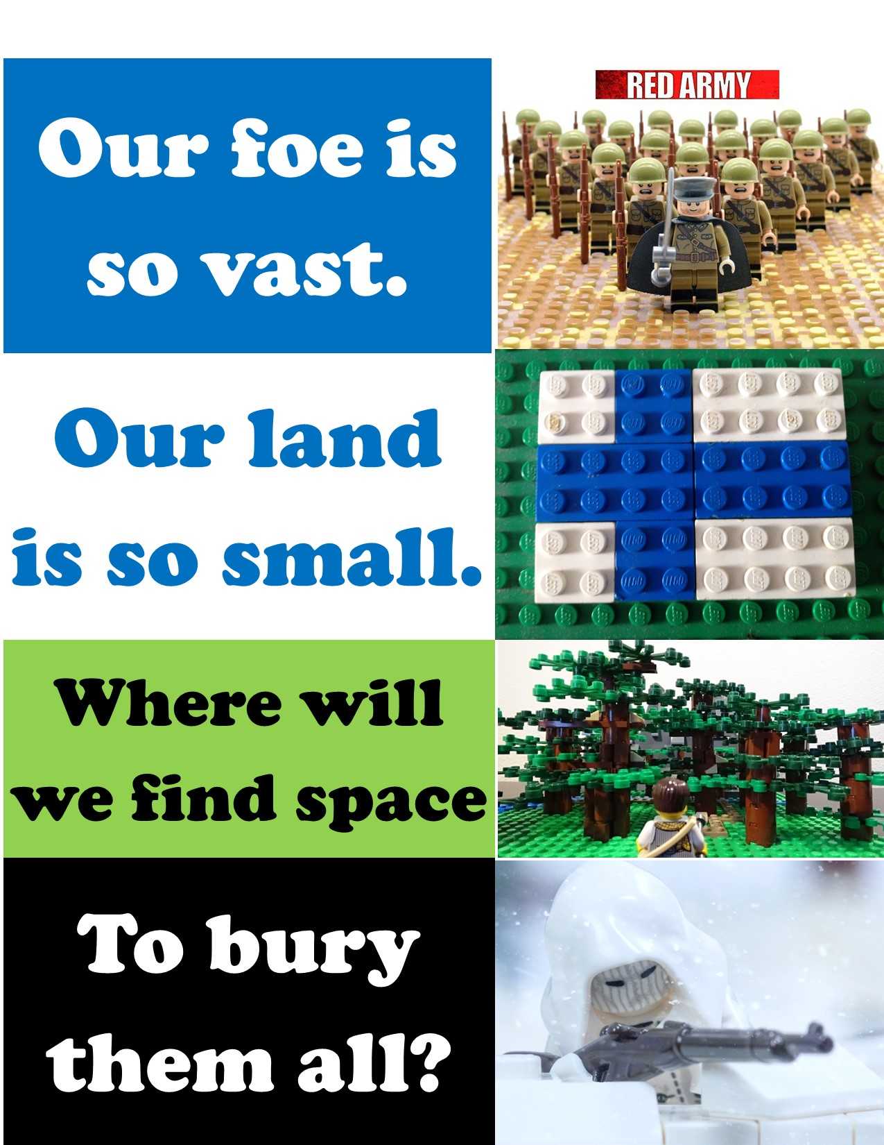 there are many pictures of legos with a quote on them