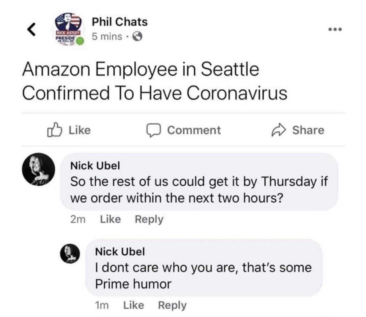 a screenshot of a text message from a customer asking to someone to use the amazon employee