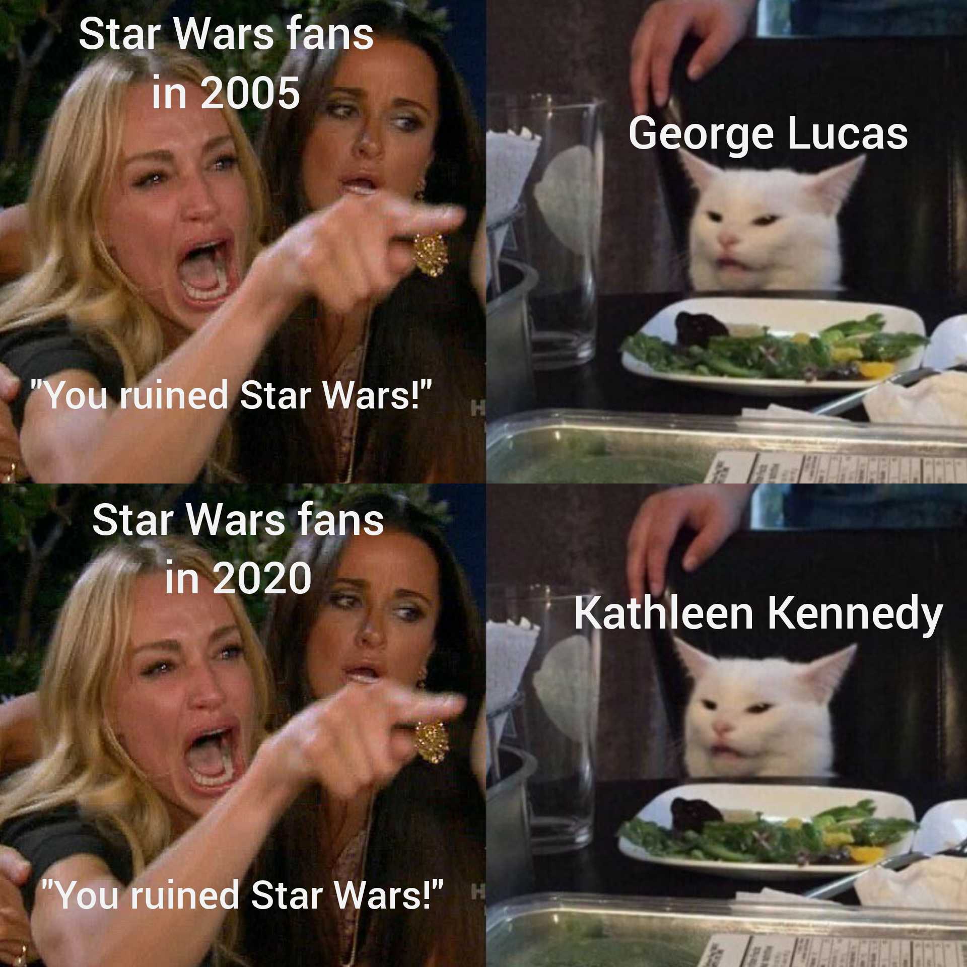 araffes, star wars, and funny memes you ruined star wars were star wars fans in 2020