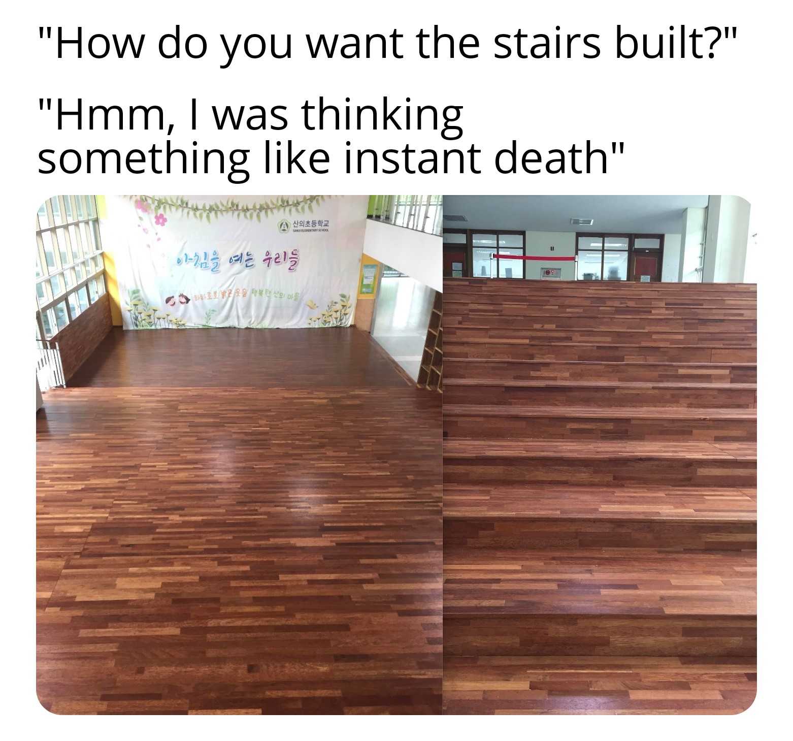 a close up of a wooden floor with a picture of a person on it