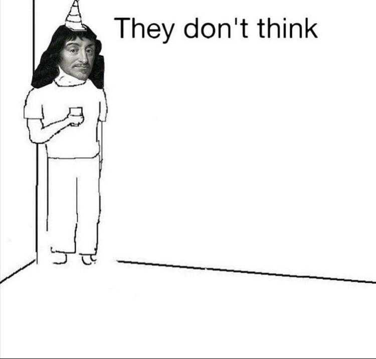 a cartoon drawing of a woman standing in front of a wall with a birthday hat on