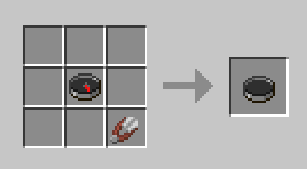 a close up of a pixel art of a window with a clock and a knife