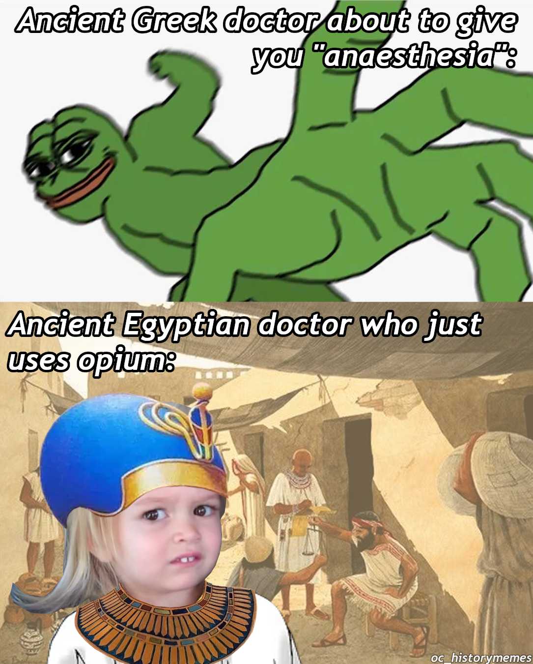 a cartoon picture of a child in a costume and a frog