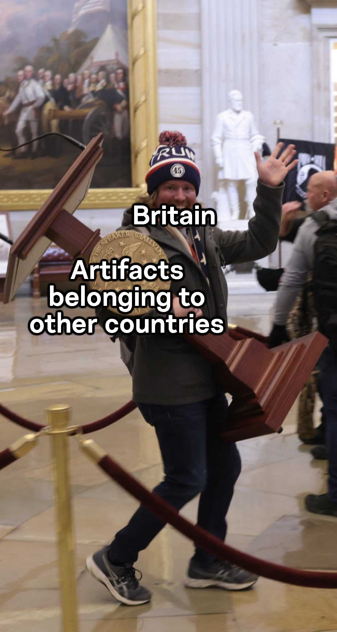 arafacts being going to other countries