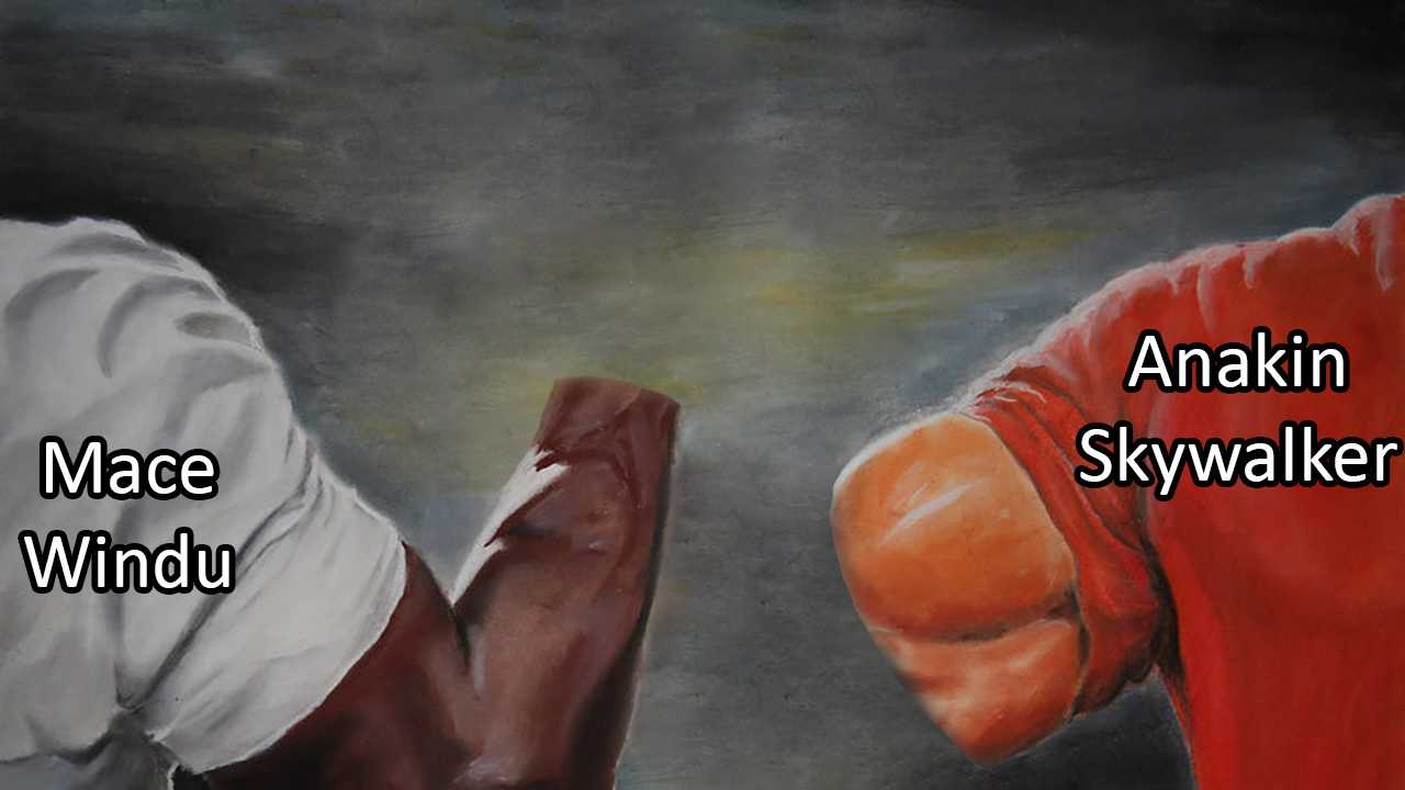 painting of two boxers with their fists in each other ' s hands