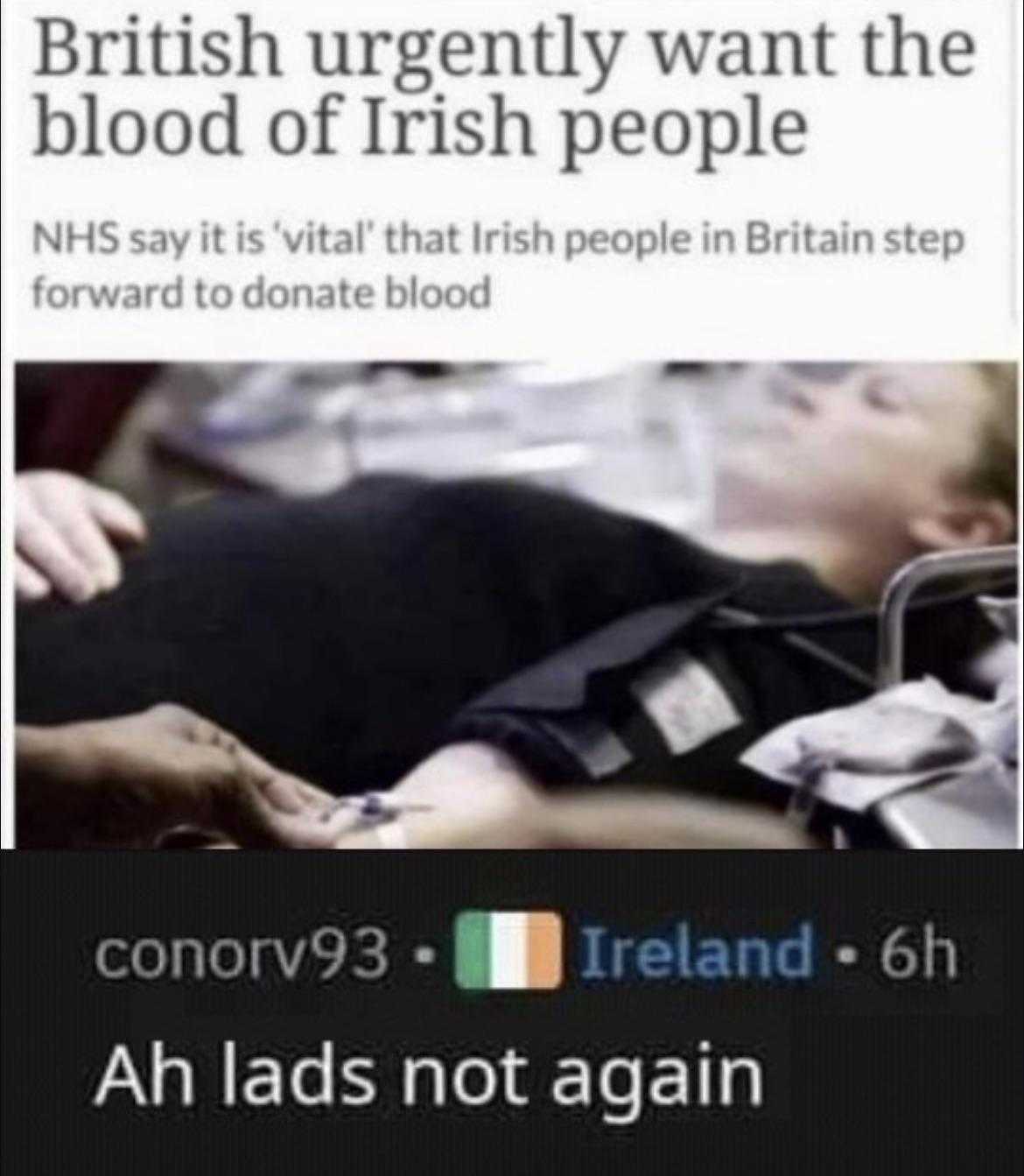 a close up of a person laying on a bed with a blood test