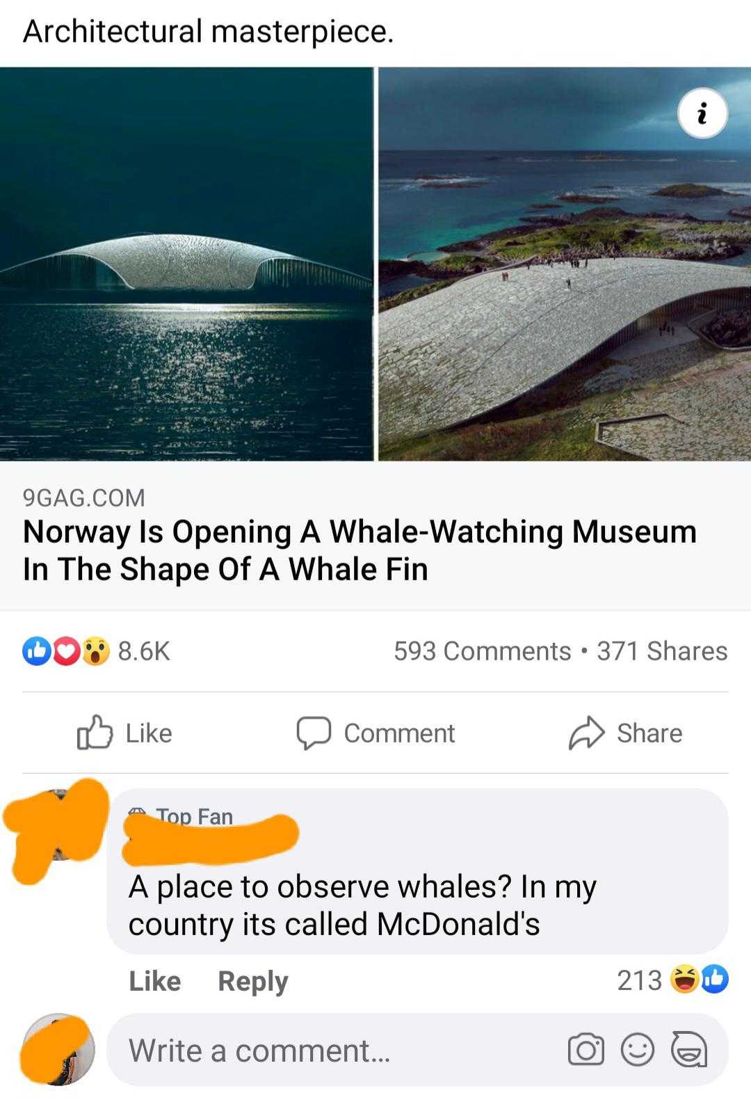 a screenshot of a cell phone with a text message about a whale watching museum