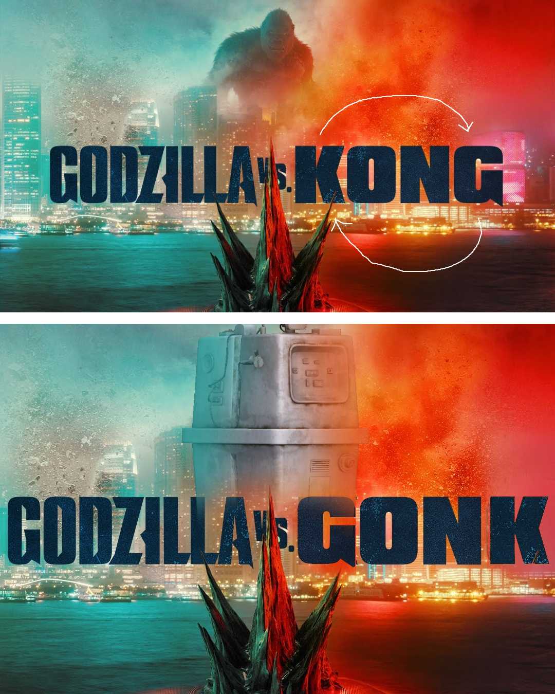 godzilla vs kong movie poster