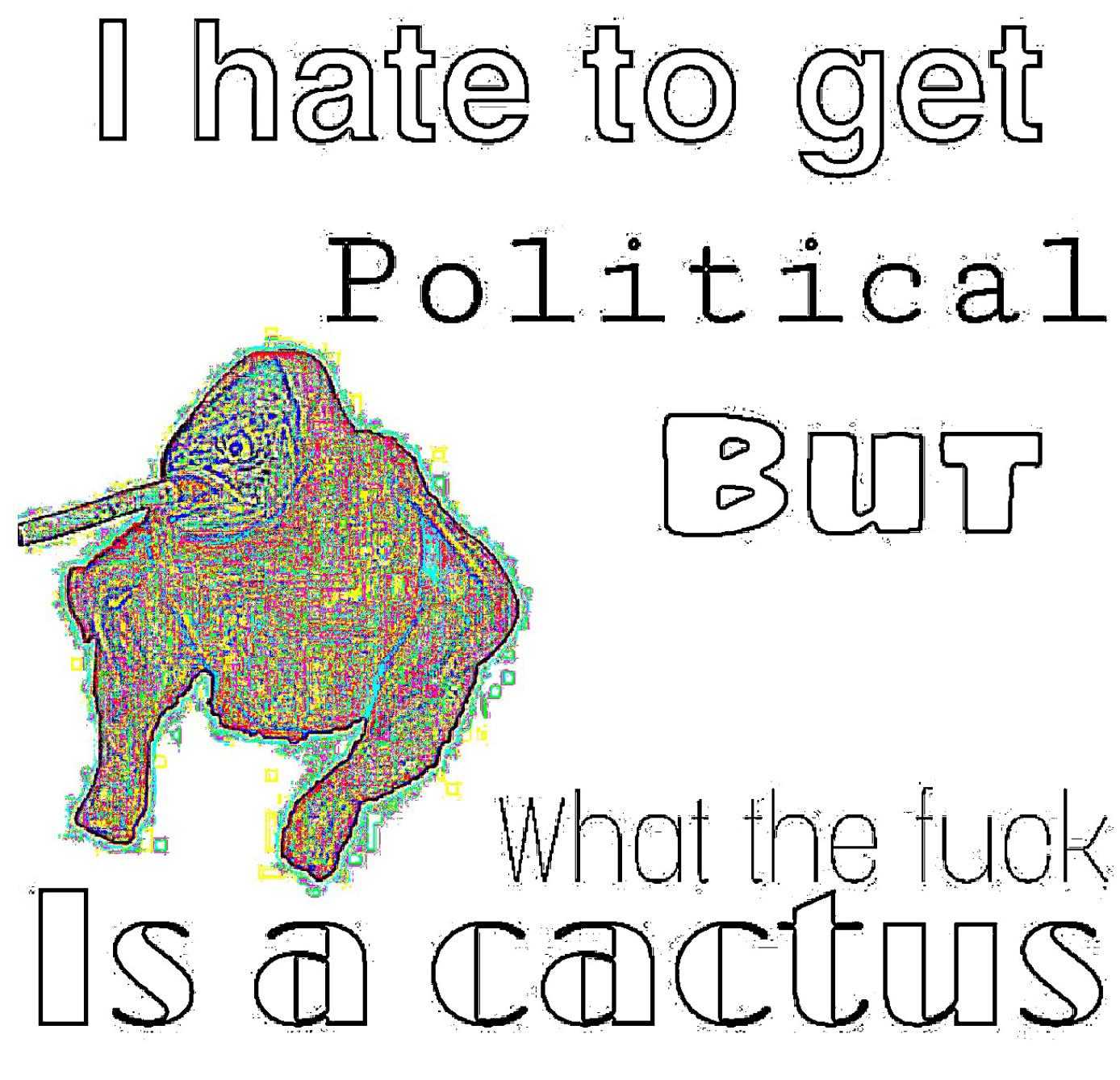 there is a picture of a political butt with a caption