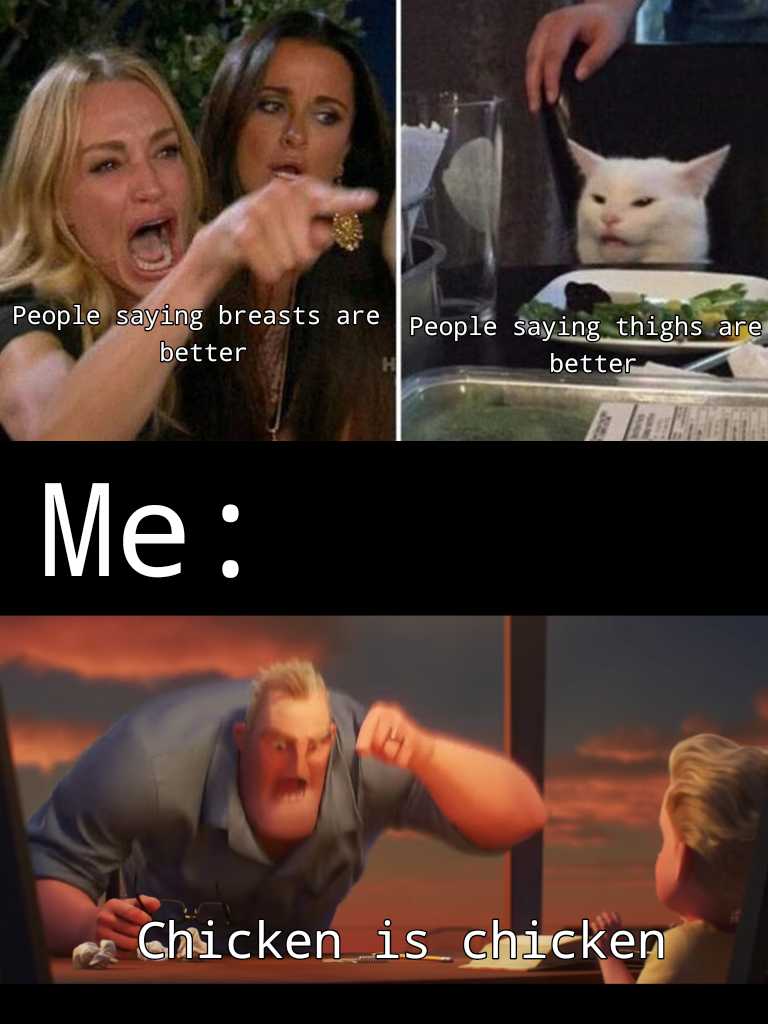 araffe meme of a woman pointing at a cat and a man pointing at a cat