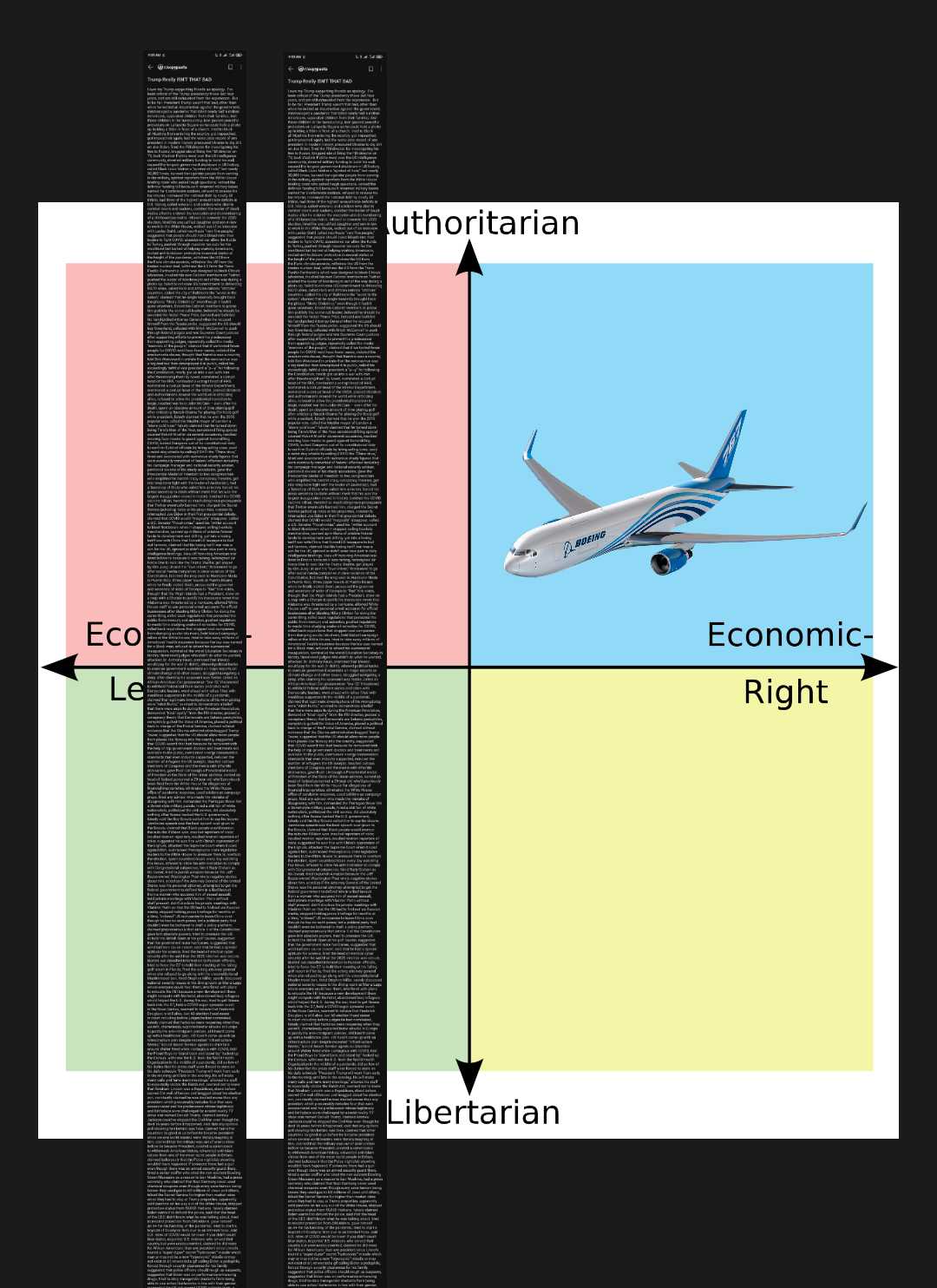 arafian economic right left and libertarianian right