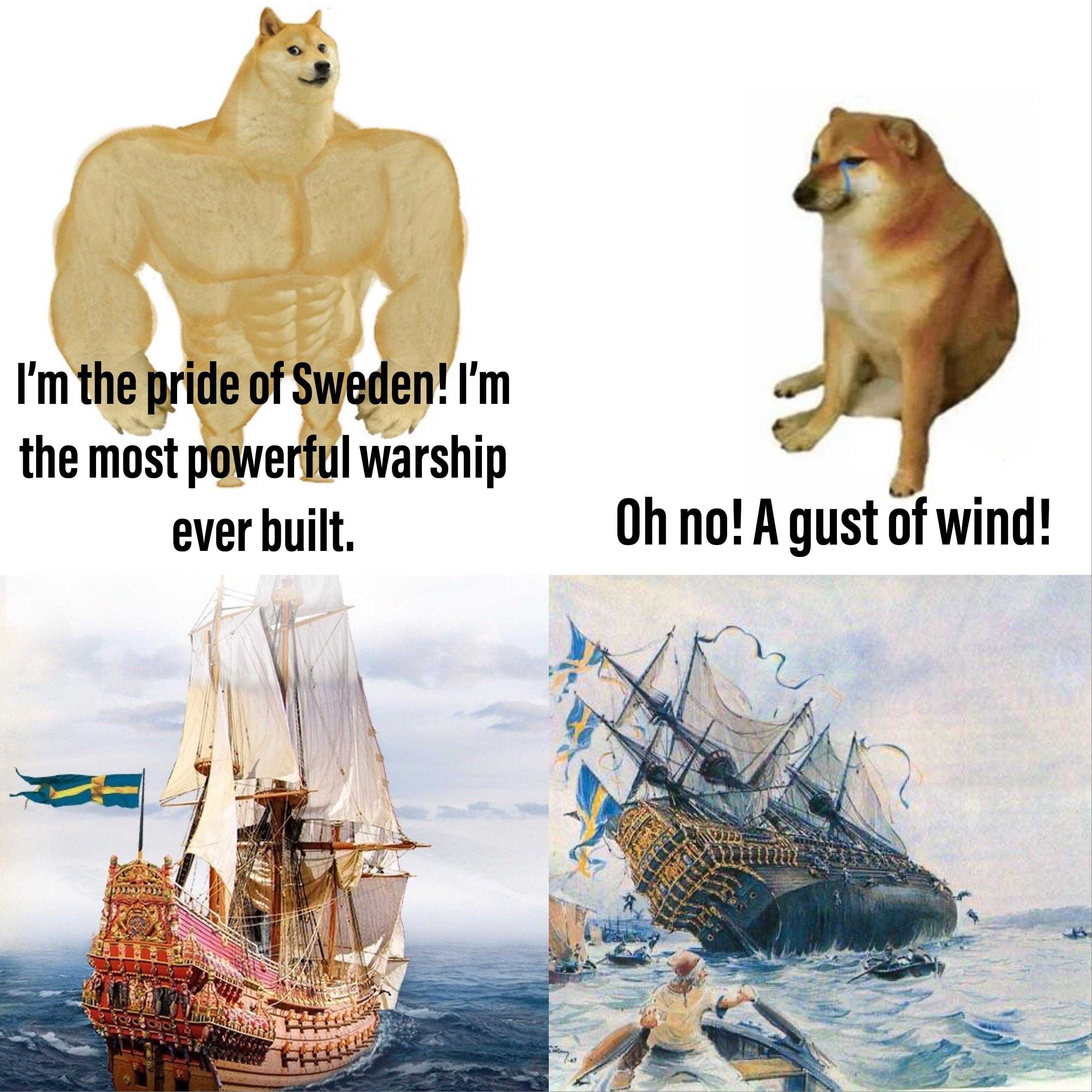 there are four pictures of a dog and a ship in the ocean