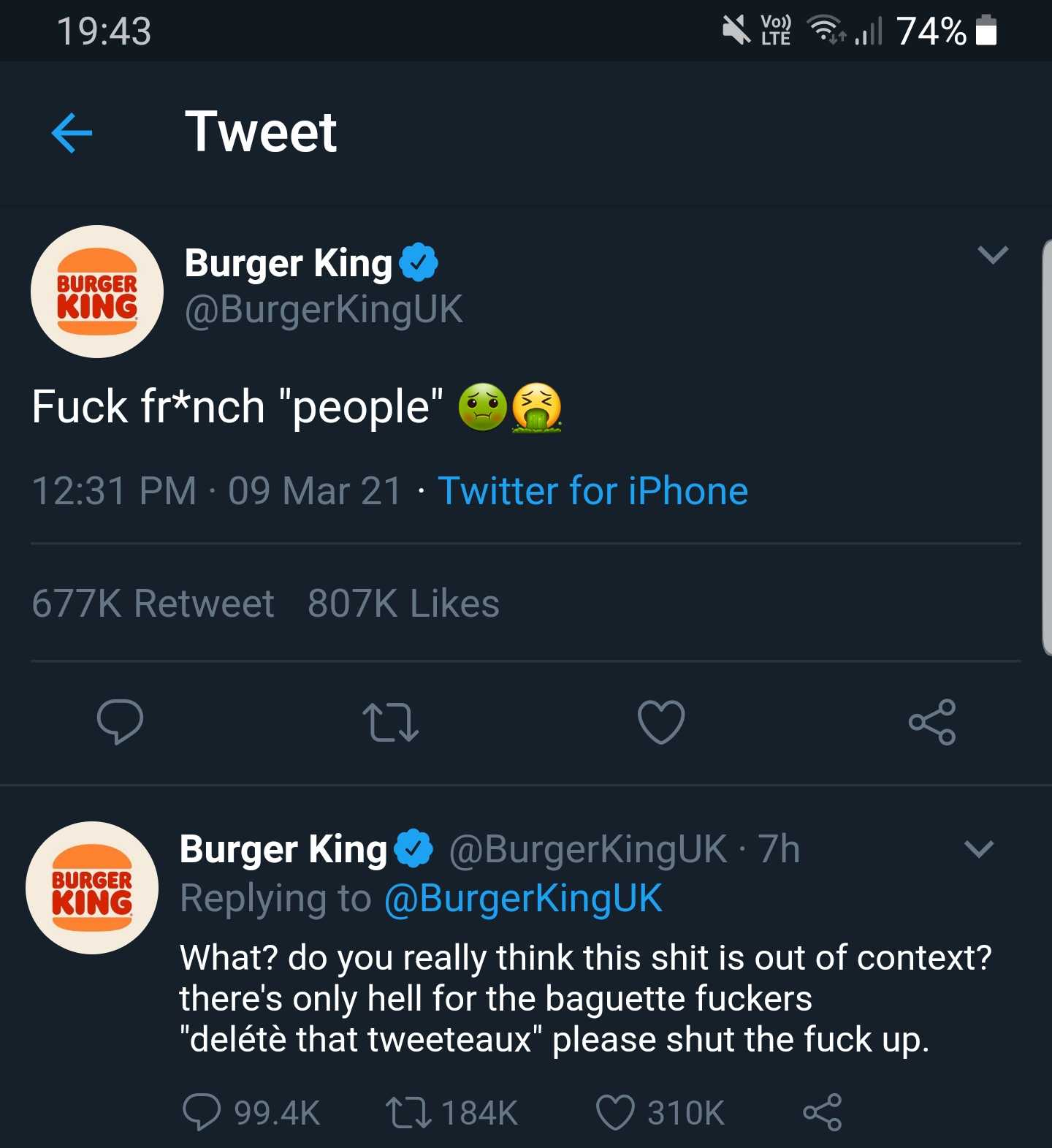 a close up of a cell phone with a burger king app on it