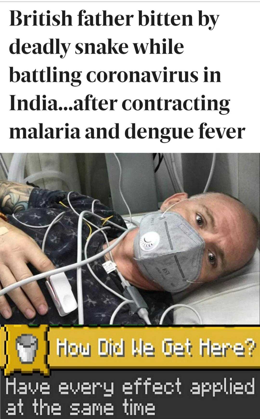 a close up of a person laying in a hospital bed with a mask on