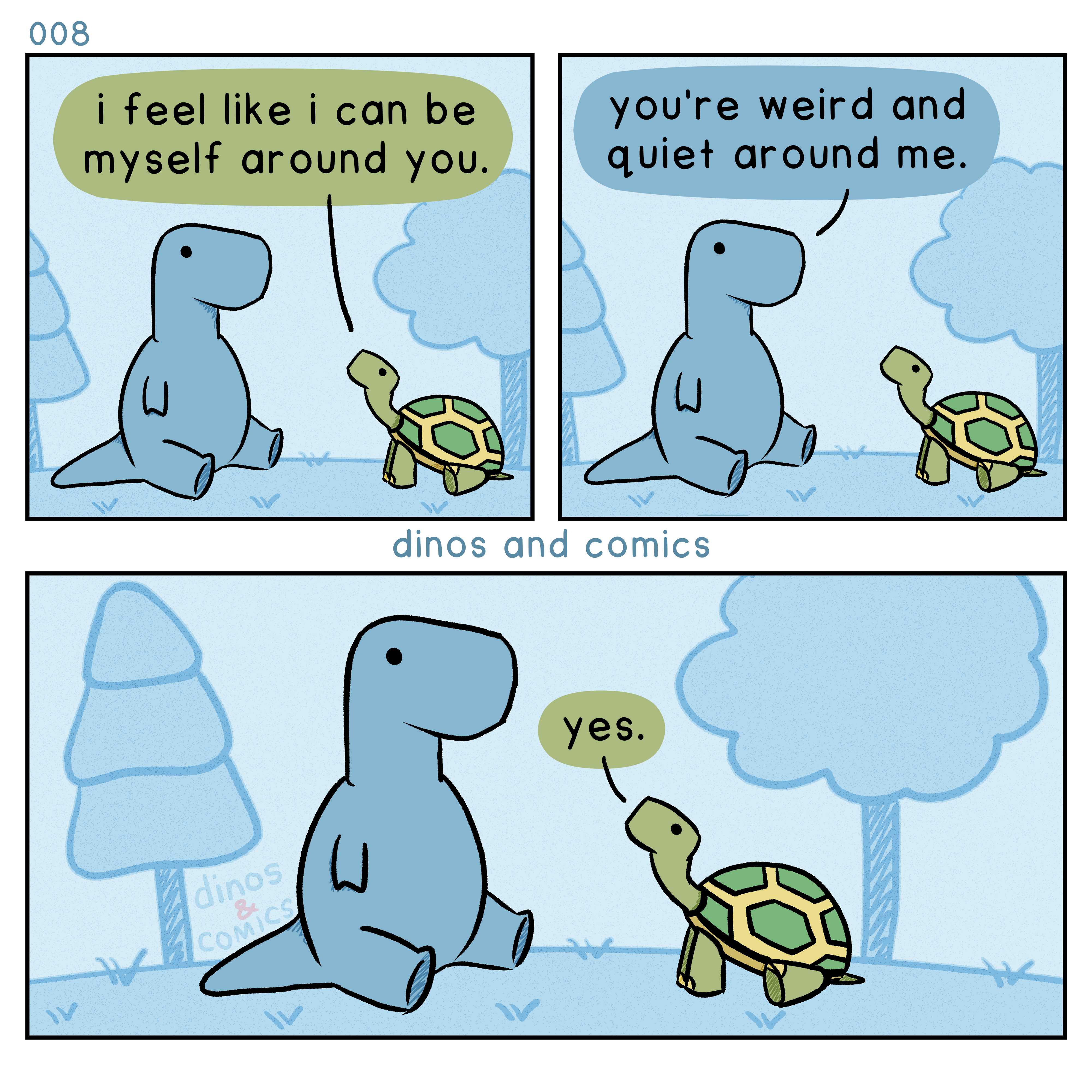 cartoon of a turtle and a turtleling sitting on the ground