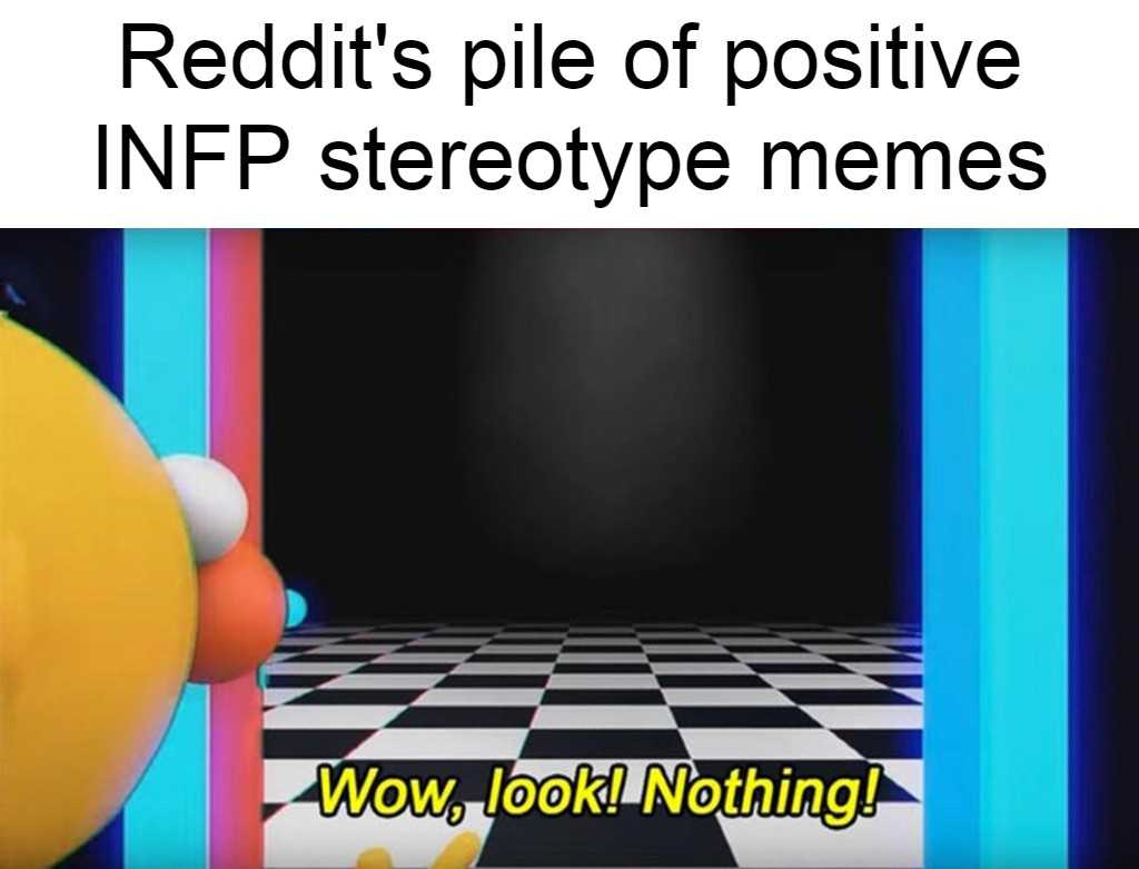 a close up of a yellow object with a caption that reads reddit ' s pile of positive inf stereotype memes