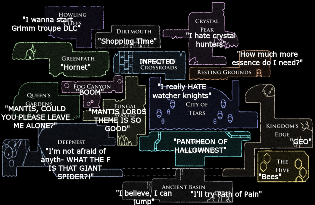 a close up of a map of a city with many different locations