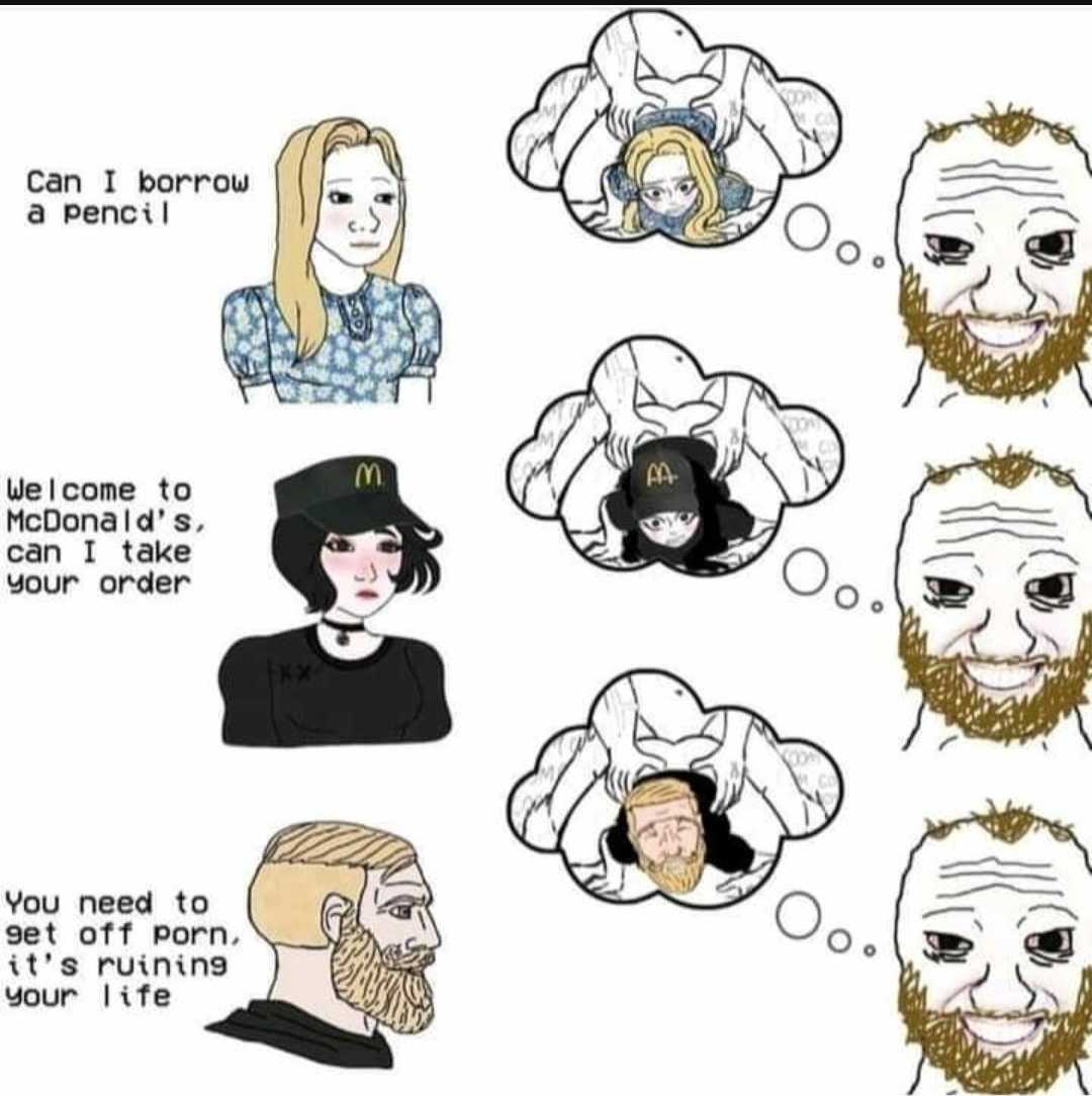 cartoon of a bunch of people with different facial expressions