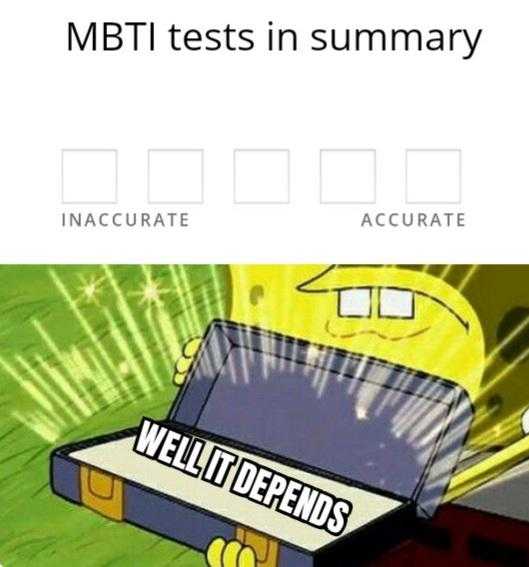 a cartoon image of a suitcase with a message that reads, ' mbt tests in summary accurate '