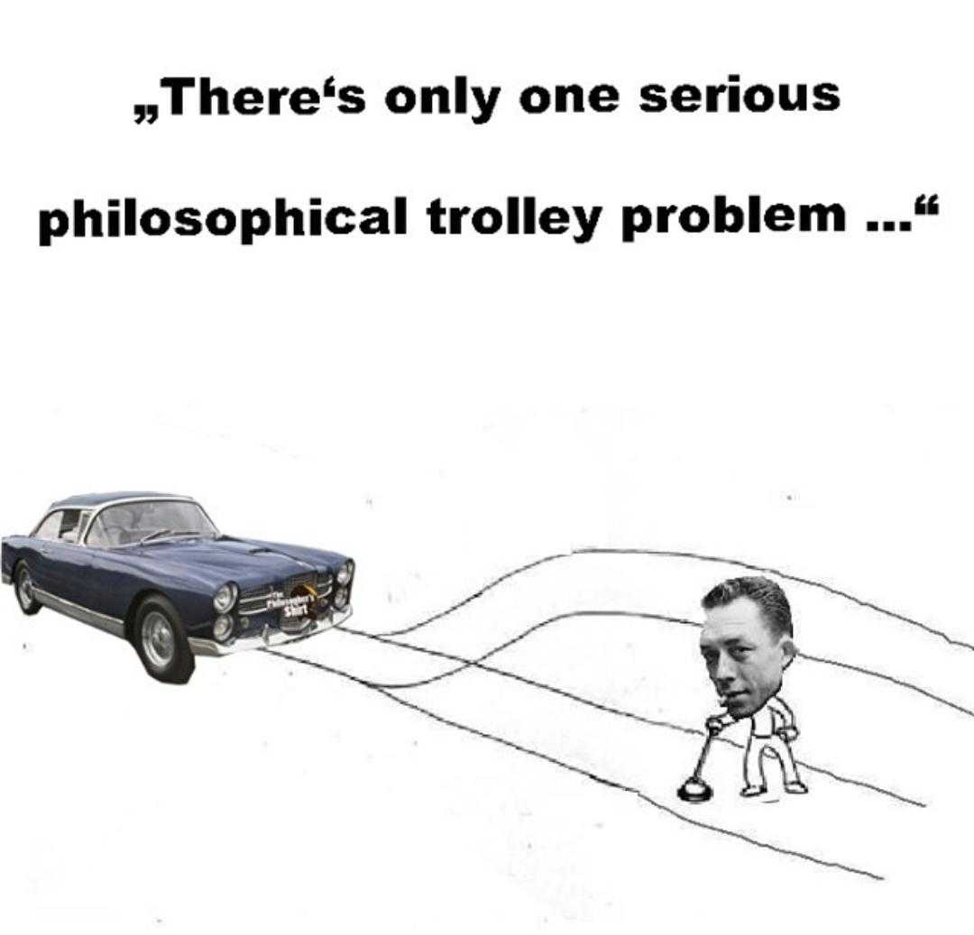 there ' s only one serious philosophical trolley problem