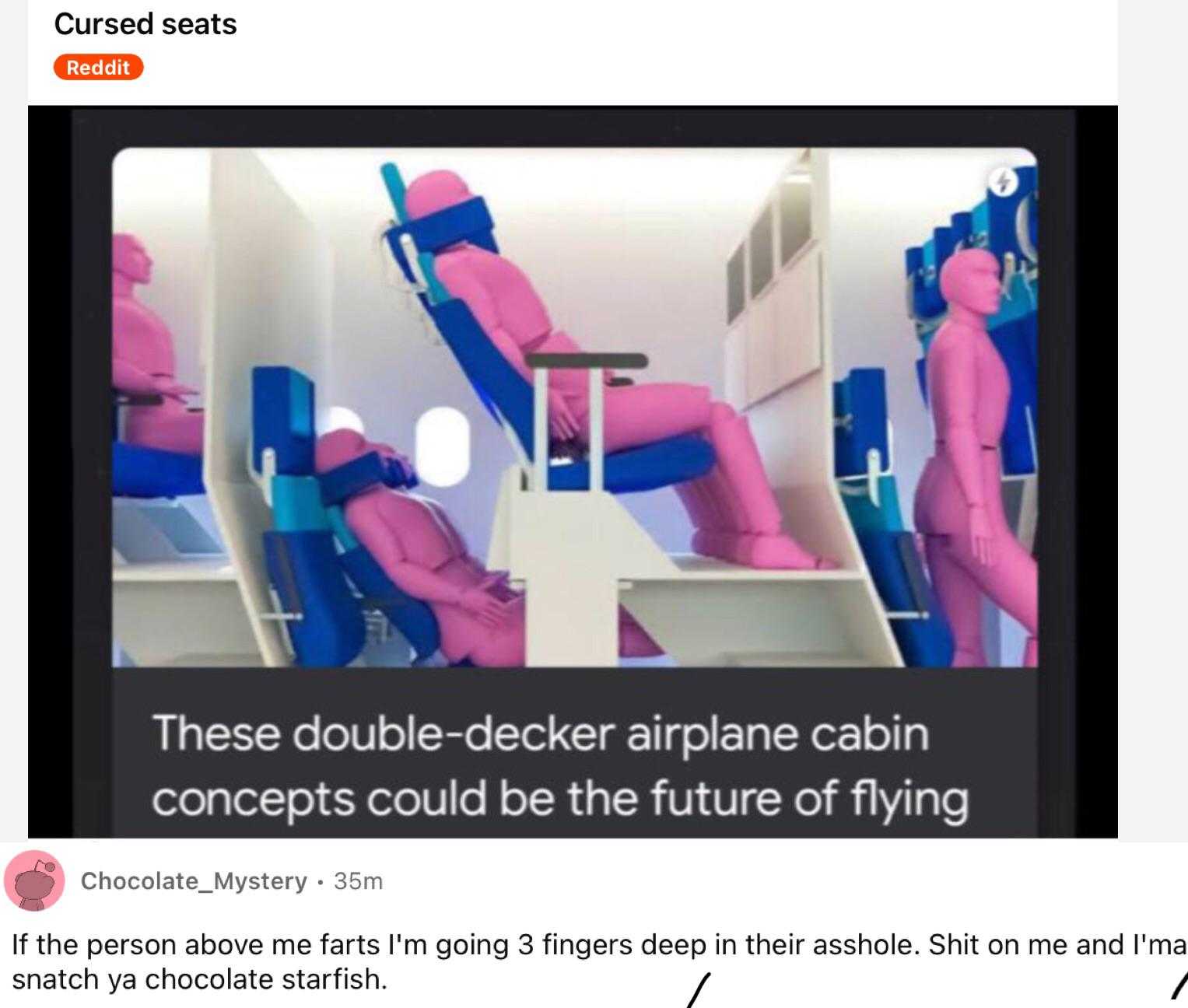 there are two screenshots of a plane with a person in a pink suit