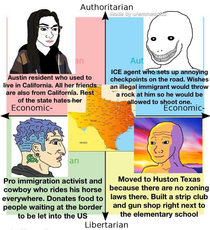 a cartoon picture of a woman with a face mask and a map of the state of texas