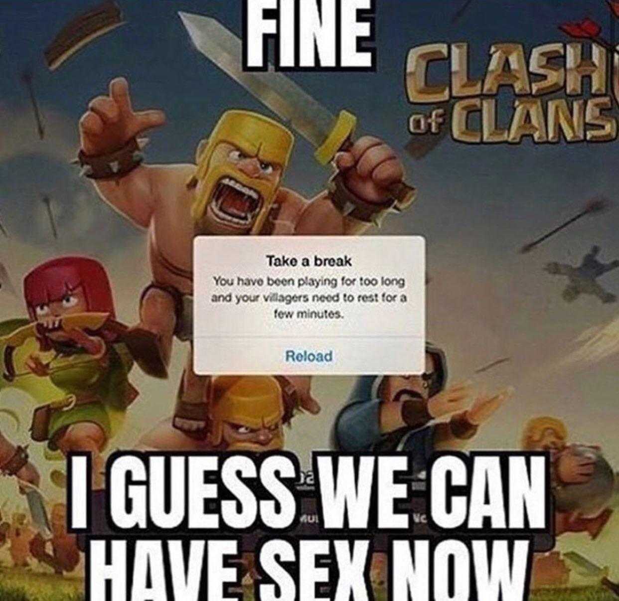 a picture taken from a computer screen of a clash of clans game