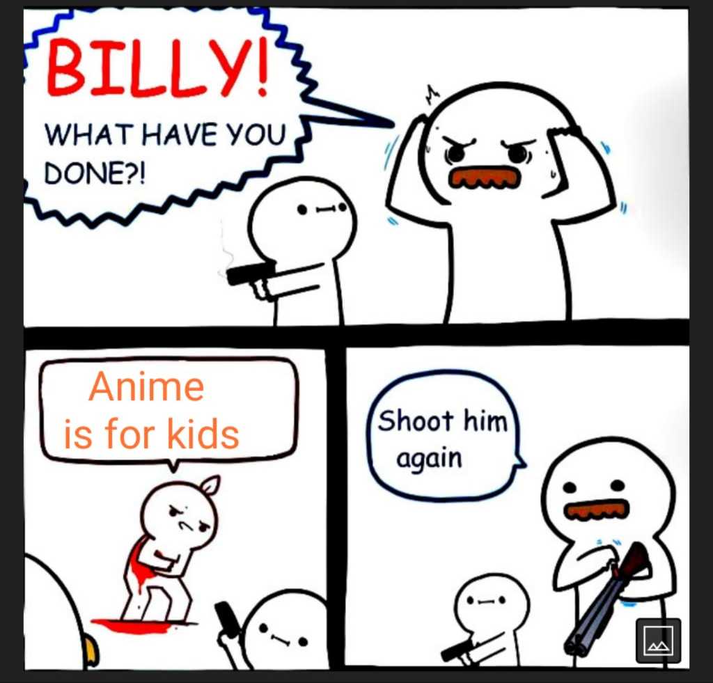 cartoon of a comic strip with a comic strip saying billy what have you done?