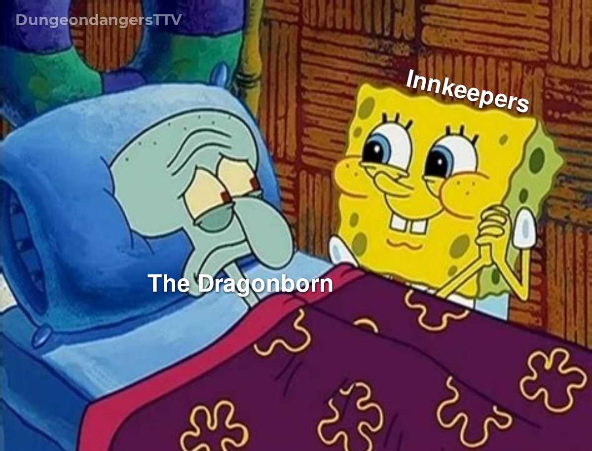 cartoon, spongebob, and the linker the linker is the dragonbom