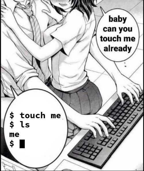 anime, a man and a woman are kissing while using a computer