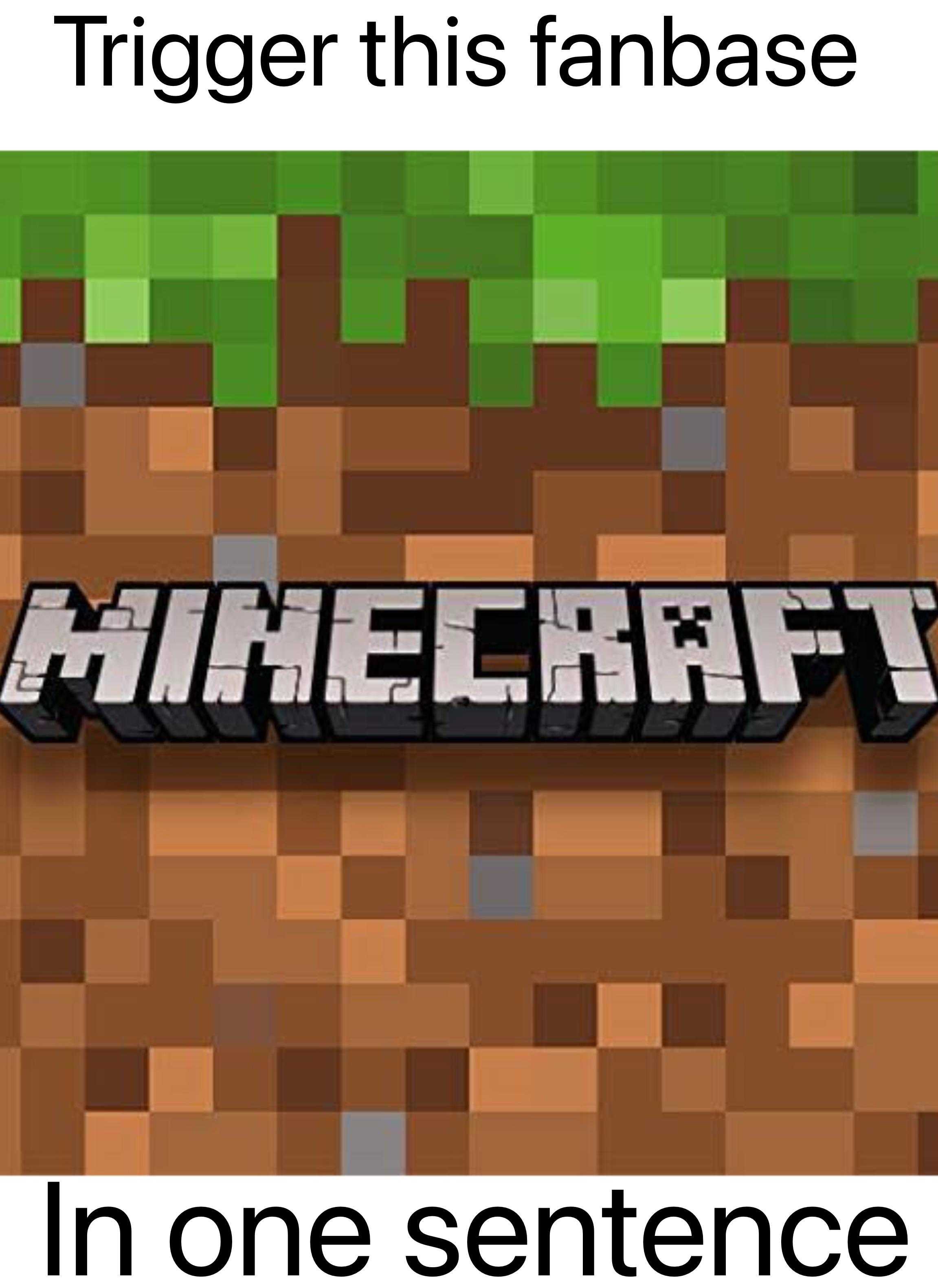 a picture of a minecraft logo with a green background