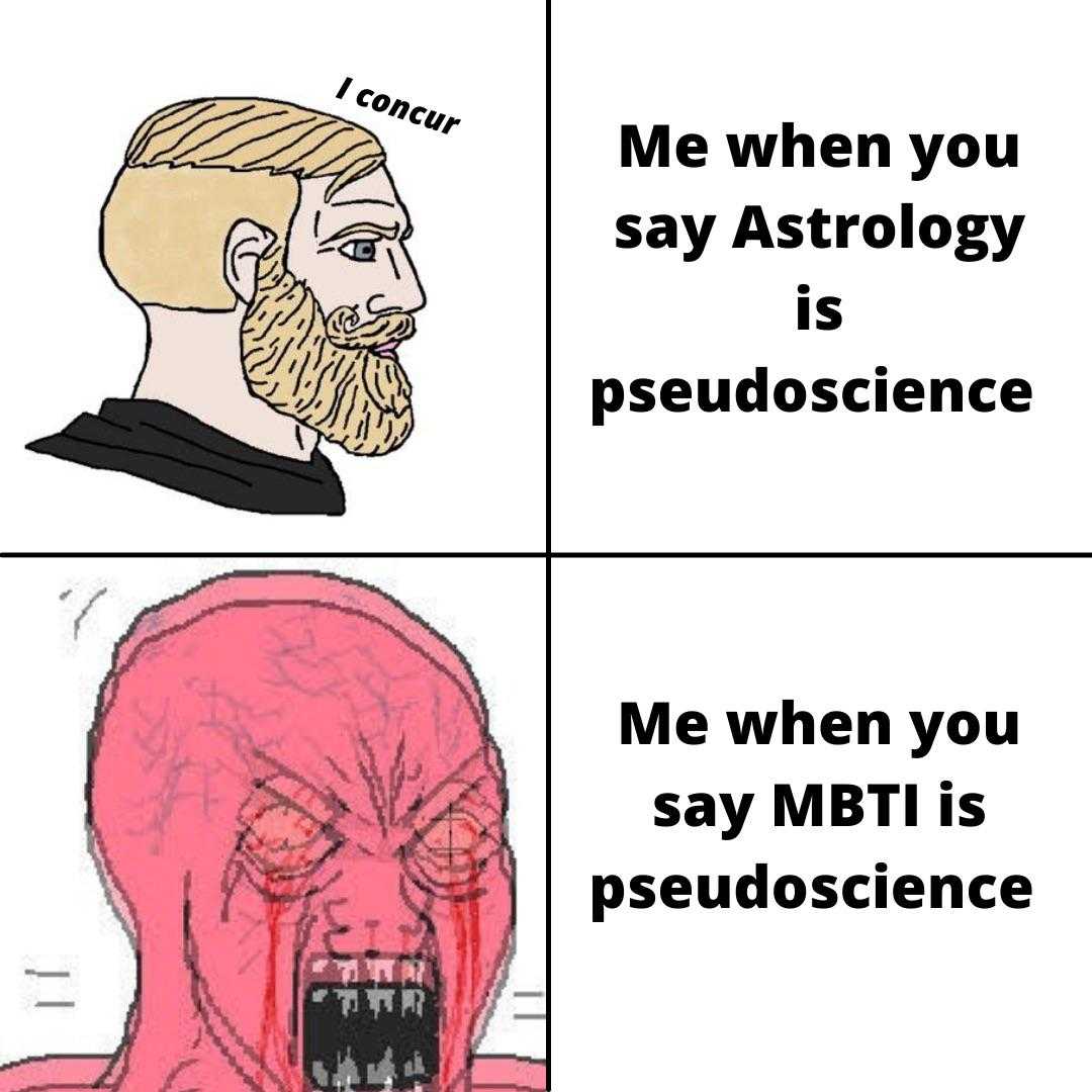 a cartoon of a man with a beard and a beard with a caption saying me when you say astro