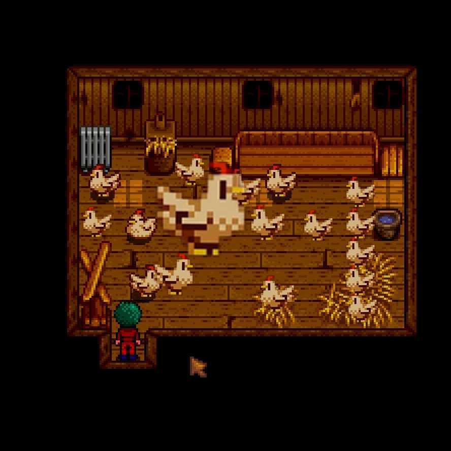 a close up of a chicken farm with chickens in it