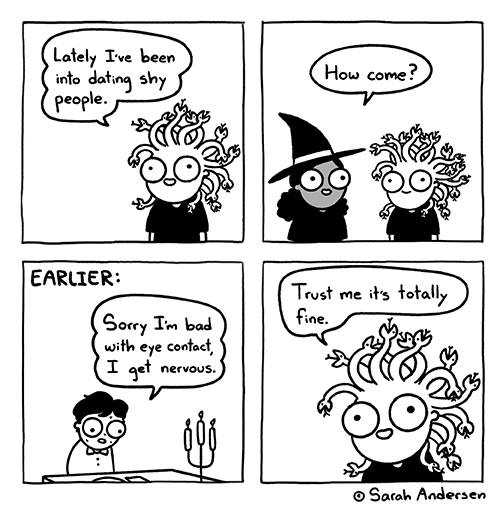 a cartoon of a cartoon of witches talking to each other