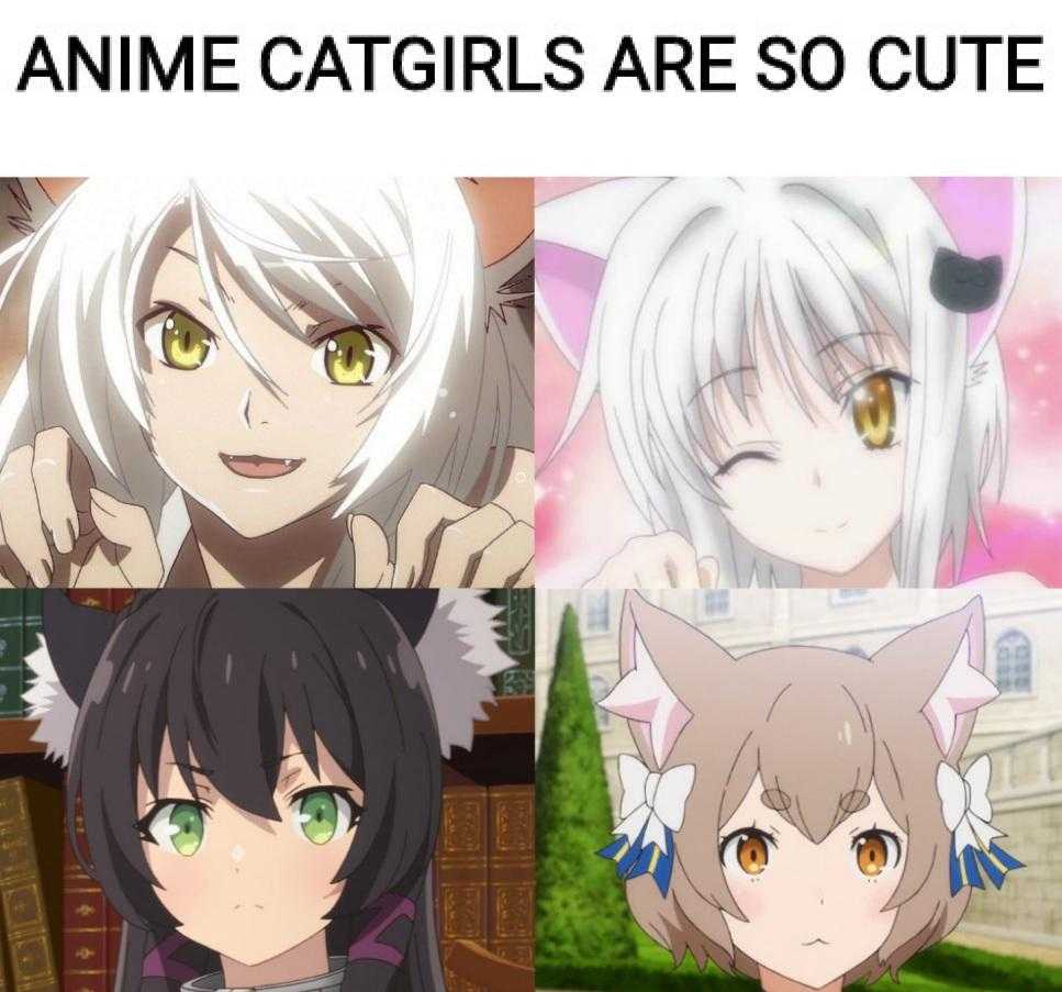 anime girls are so cute