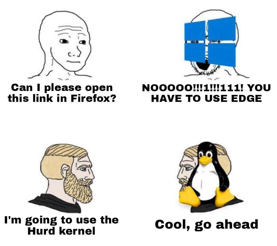 a cartoon picture of a man with a beard and a penguin with a beard