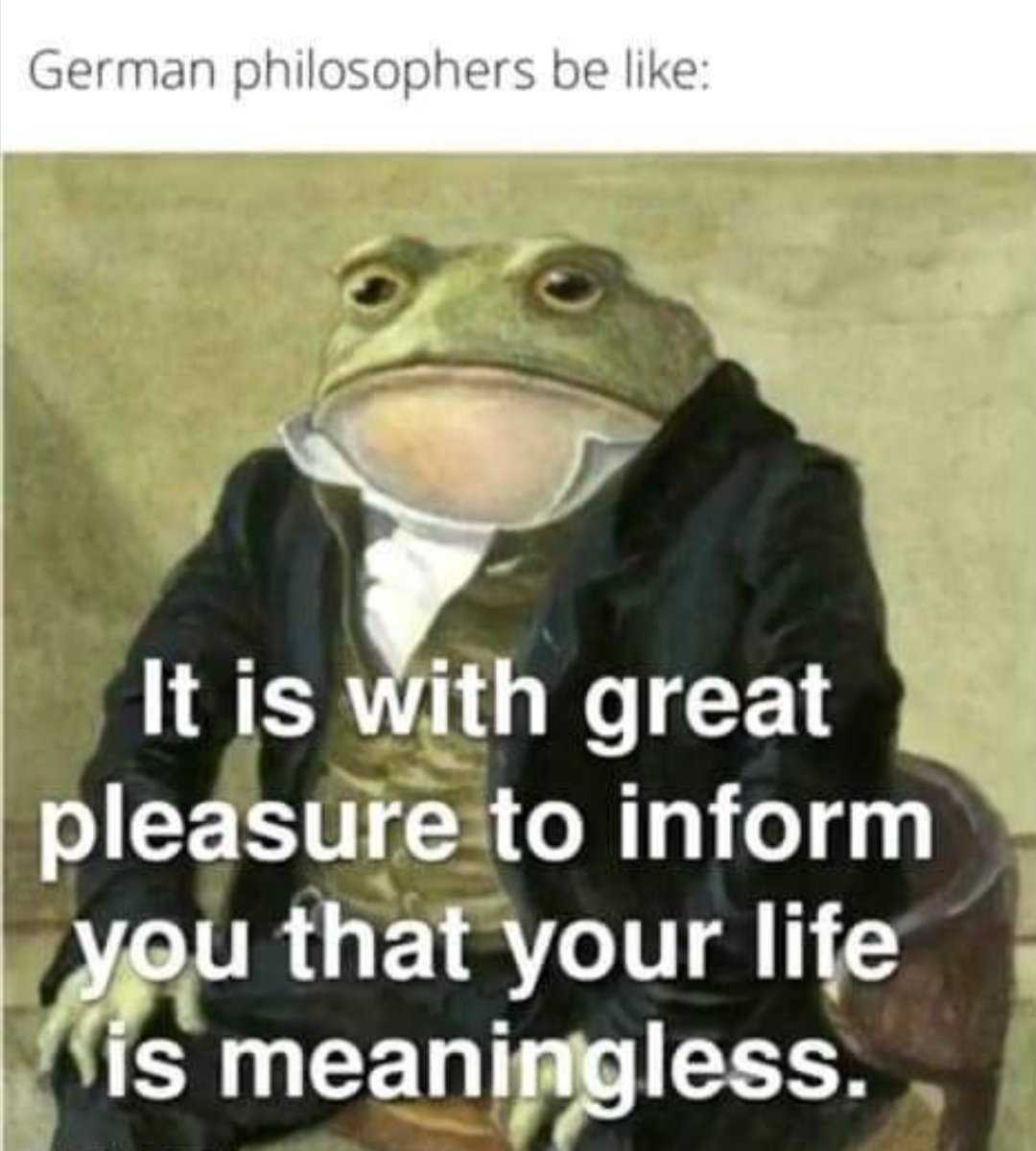 a picture taken from a facebook account of a frog wearing a suit