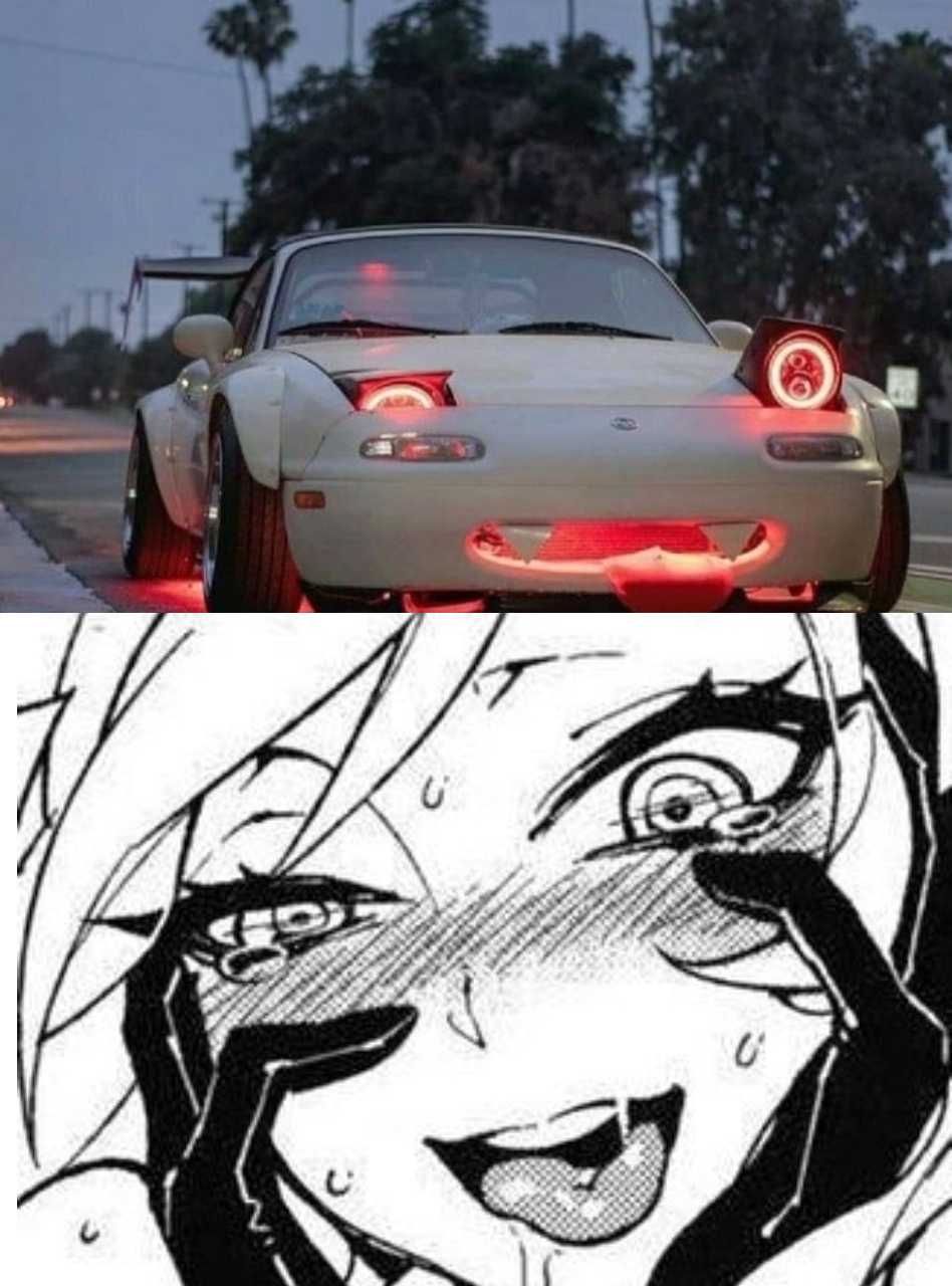 a picture of a car with a red light on the front and a picture of a woman with a car