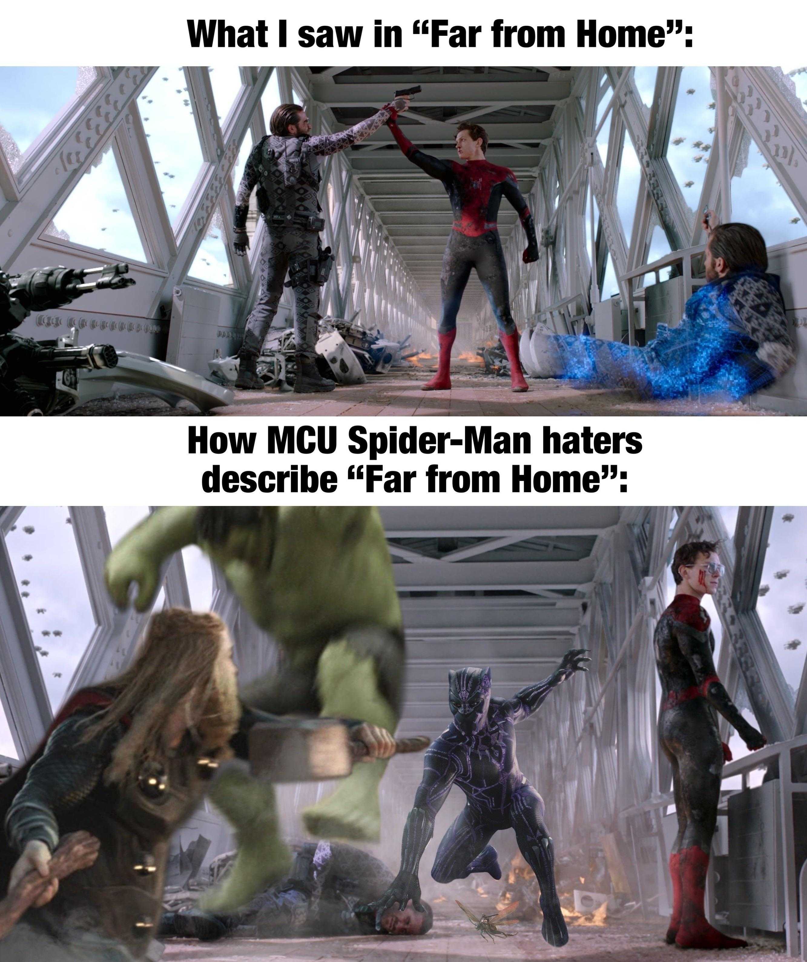 avengers and spider - man in a scene from the movie