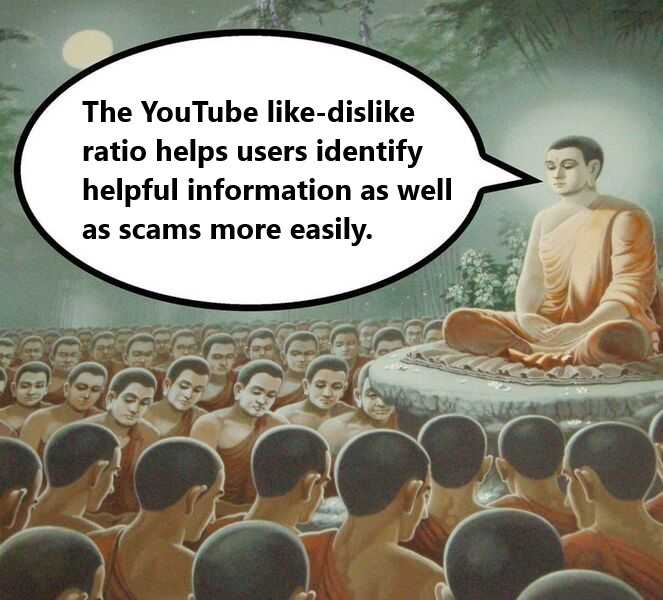 there is a cartoon of a buddha sitting in a crowd