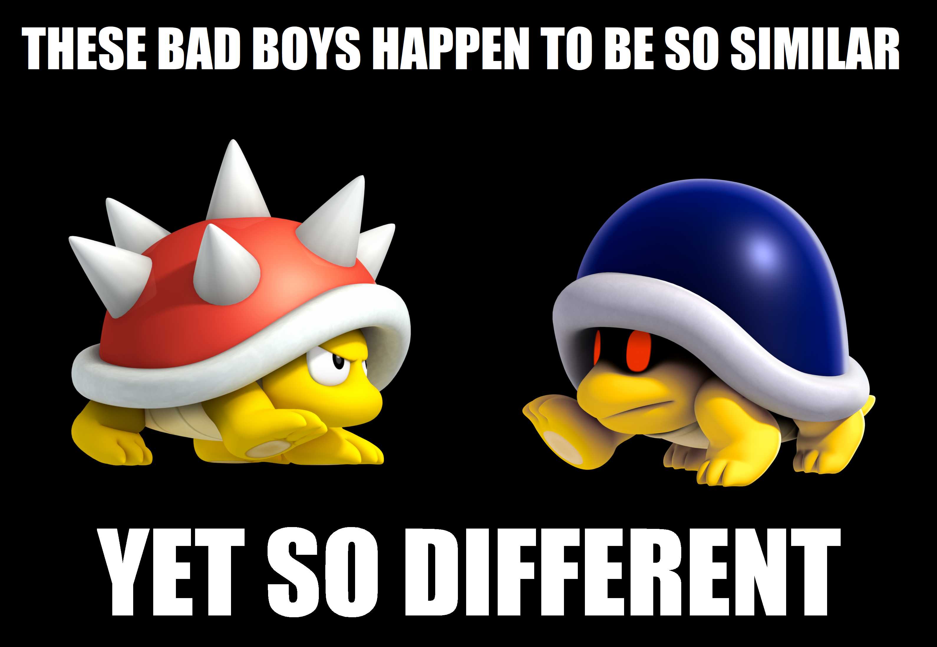 there are two different types of mario bros characters