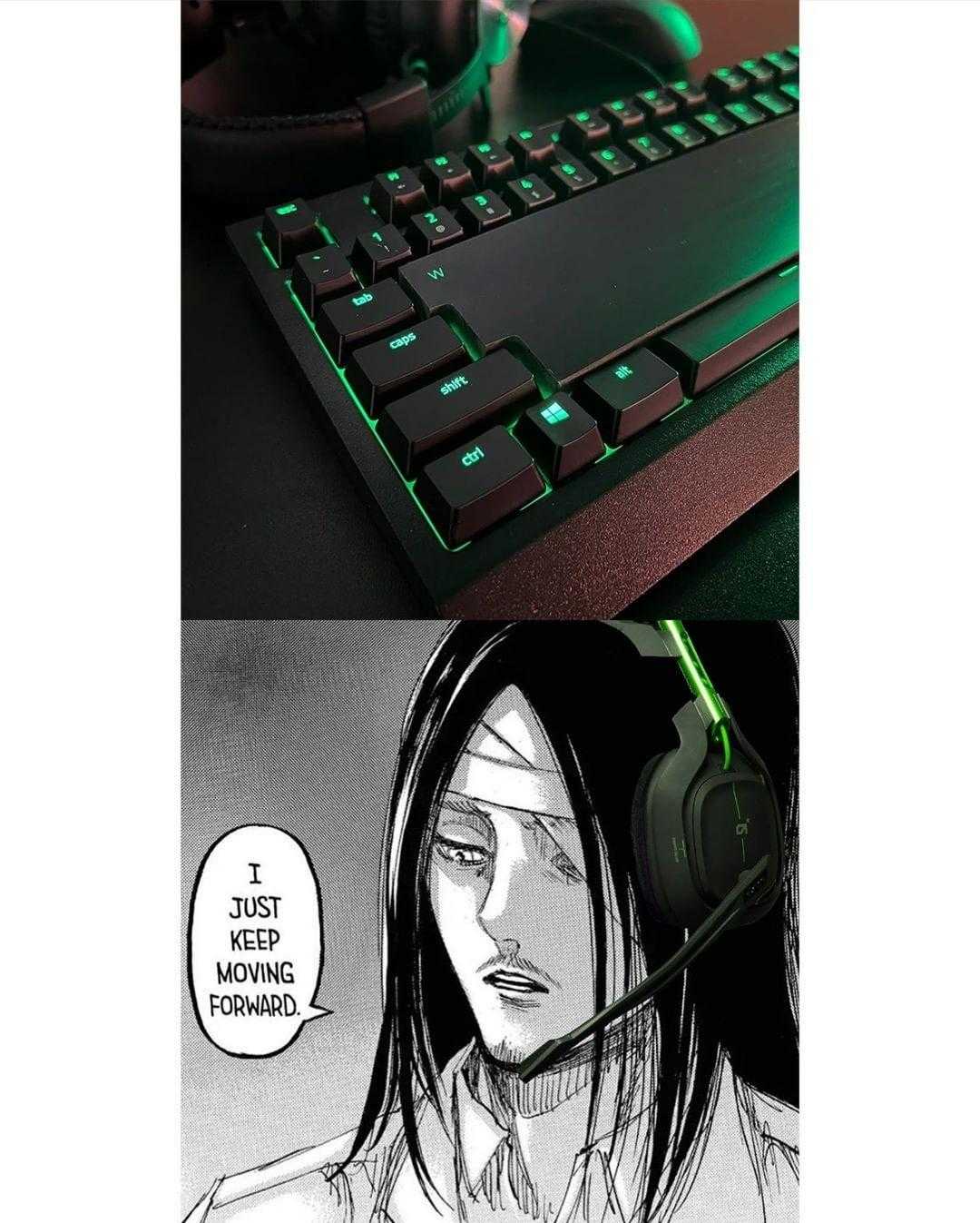 there is a picture of a comic strip with a keyboard and a mouse