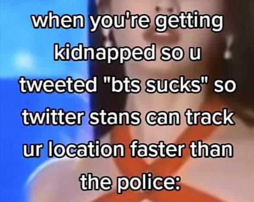 someone is getting kidnapped so tweeed bits sucks so twitter stars can track ur location faster than the police