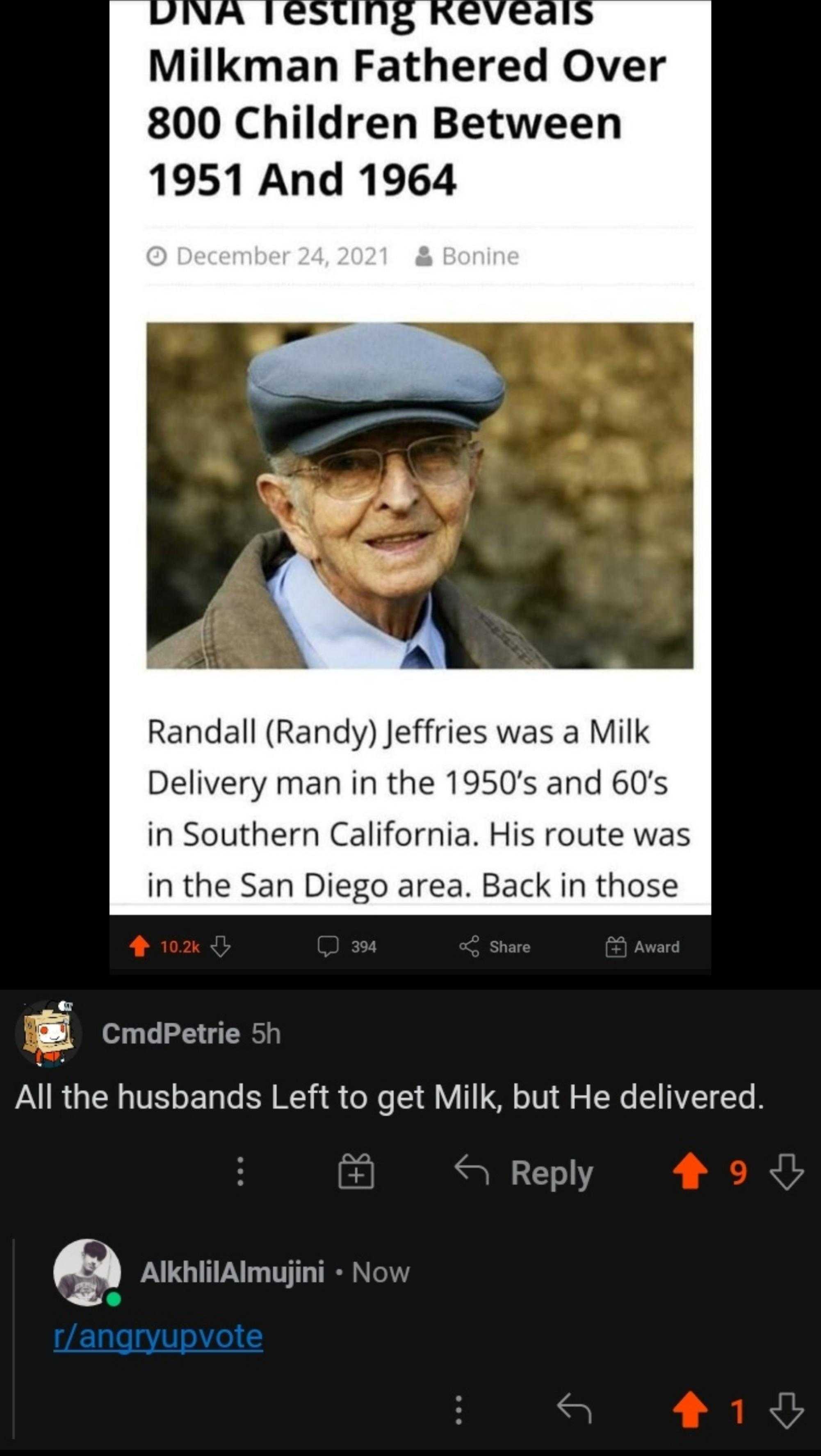 a screenshot of a tweet with a picture of a man in a hat