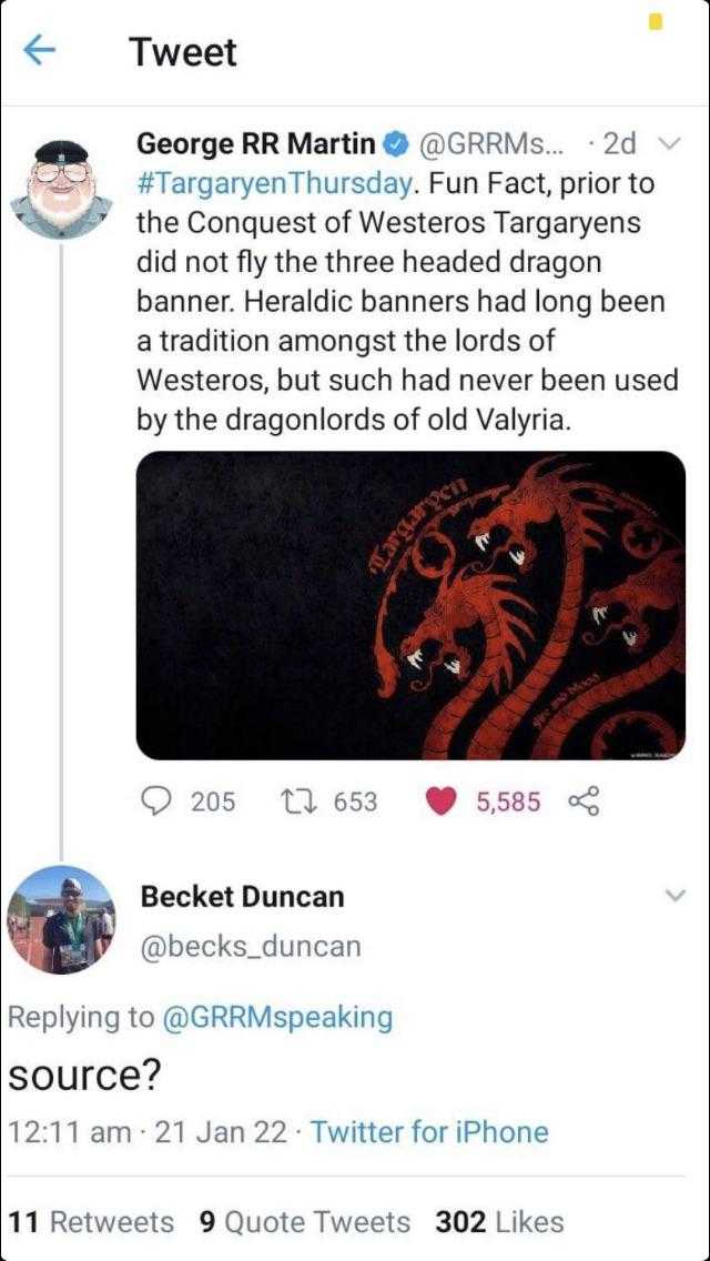 a close up of a tweet with a dragon on it