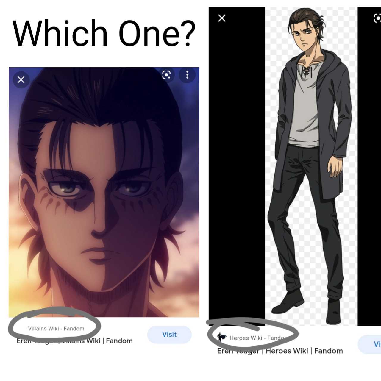 which one is a male anime character?