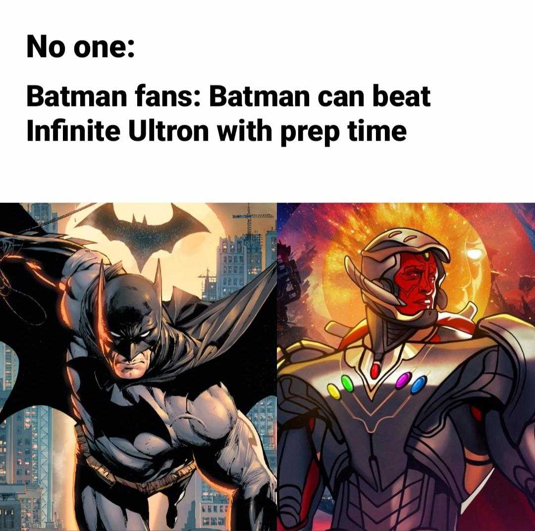 batman fans batman can beat infinite ultron with prep time