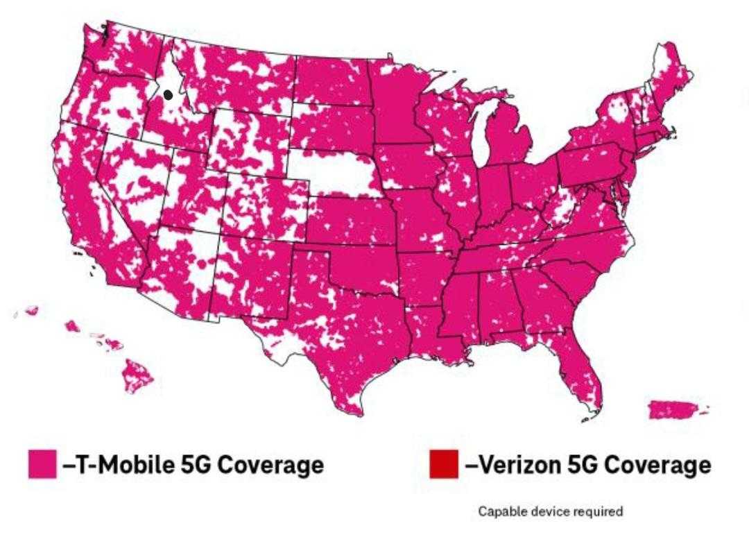 a map of the united states with a pink map of the us